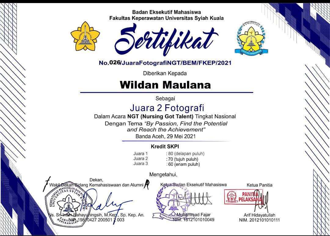 Wildan, Fotografer STIKes Kepanjen Menyabet Juara II Tingkat Nasional (2)